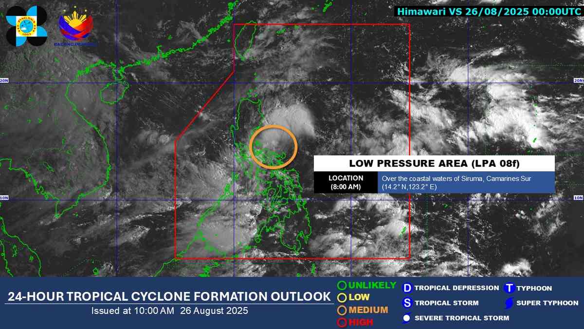 Heavy rains, flood risks across Luzon and Visayas; LPA may develop into Tropical Depression – PAGASA