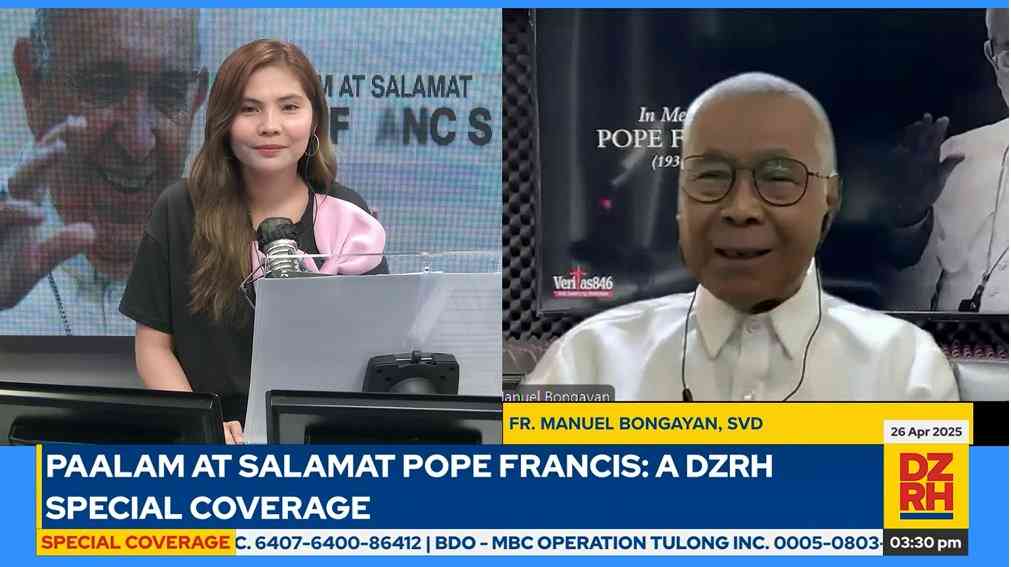 "Hindi tayo nagpapaalam—ito ay paalam at salamat kay Pope Francis" – Fr. Manuel Bongayan