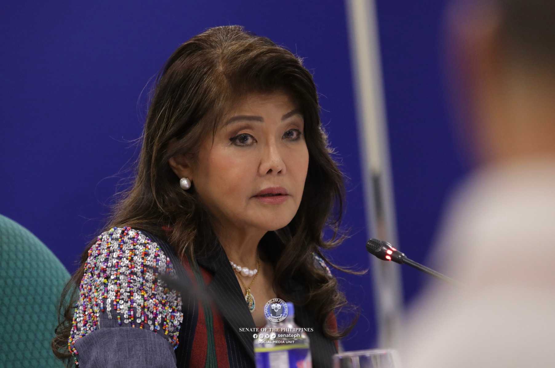 Imee Marcos to launch Senate inquiry into ex-President Duterte's arrest