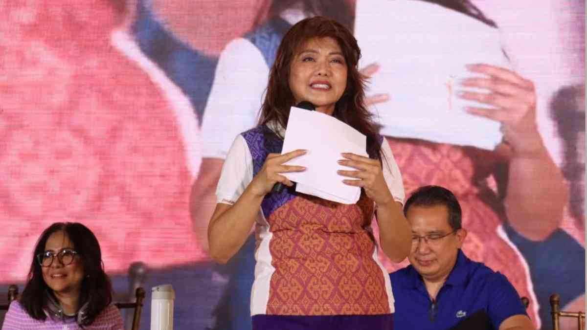 Imee Marcos withdraws from admin-backed senatorial slate over Duterte's arrest
