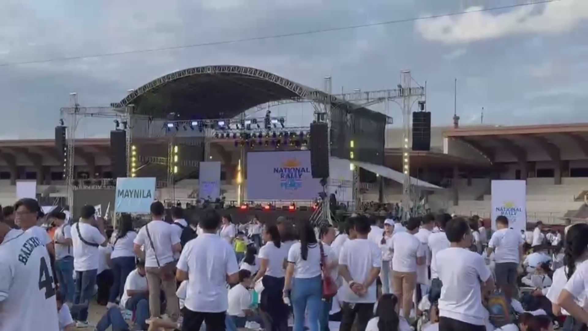 INC members flock to Quirino Grandstand for 'National Rally for Peace'