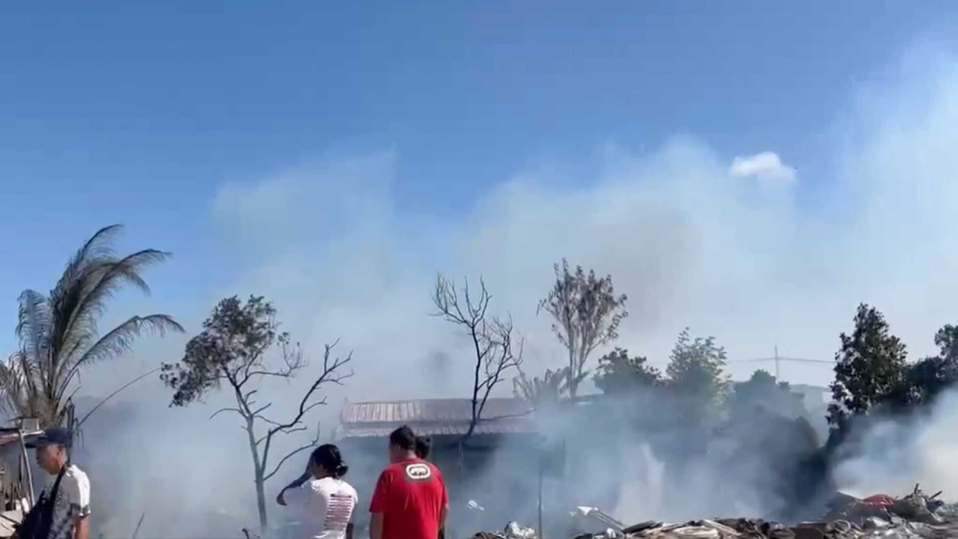 Informal settlement in Bacoor, Cavite, set ablaze