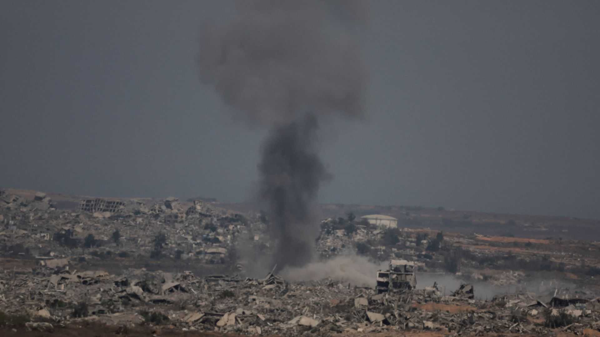 Israel bombards Gaza City overnight; Hamas leader due in Cairo in bid to salvage ceasefire talks