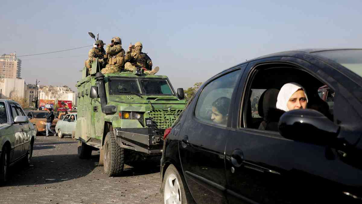 Israeli troops near Damascus, say Syrian security, after Israeli airstrikes hit Syrian bases