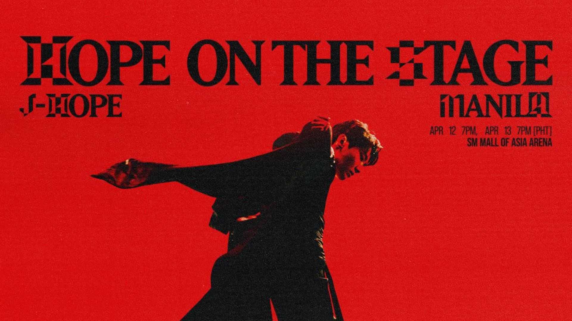 J-Hope’s 'Hope on the Stage' in Manila: Ticket prices, seat map revealed