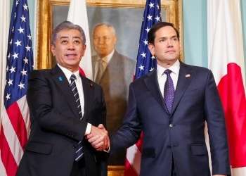 Japan FM Iwaya meets U.S. State Sec. Rubio; affirms Japan-U.S-PH trilateral cooperation