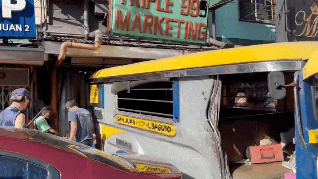 Jeepney crashes into pedestrian, shop after allegedly losing brakes