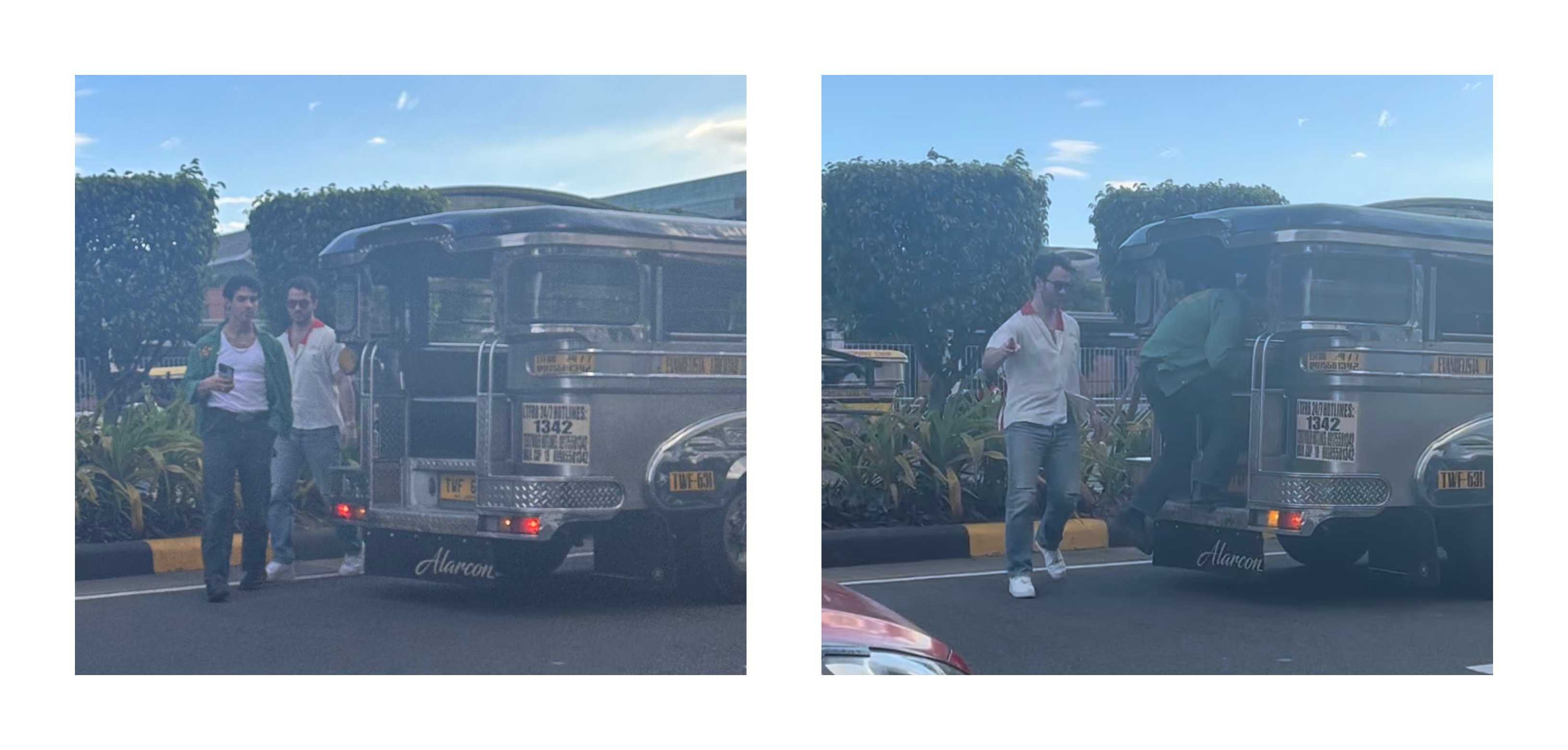 LOOK: Jonas Brothers spotted riding jeepney in Pasay ahead 'TOUR' concert
