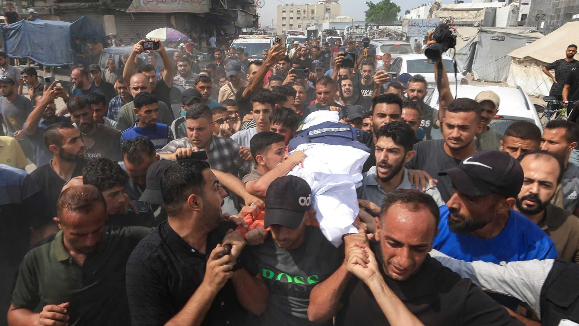 Journalist, human rights organizations condemn killing of journalists in Gaza City