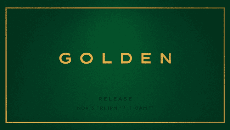 Jungkook debut solo album ‘GOLDEN’ coming on November 3