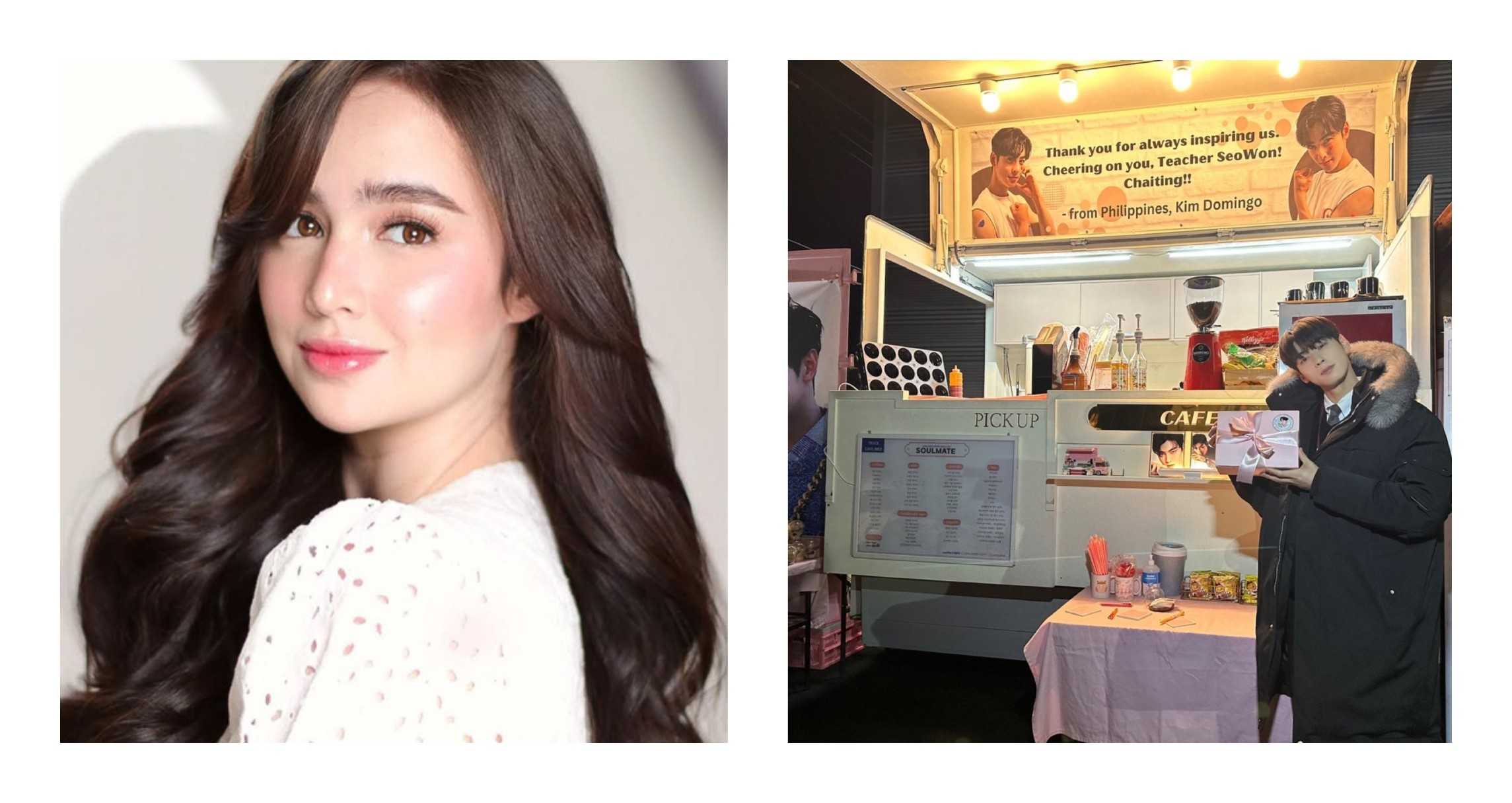 LOOK: Kim Domingo sends food truck to Cha Eun-Woo