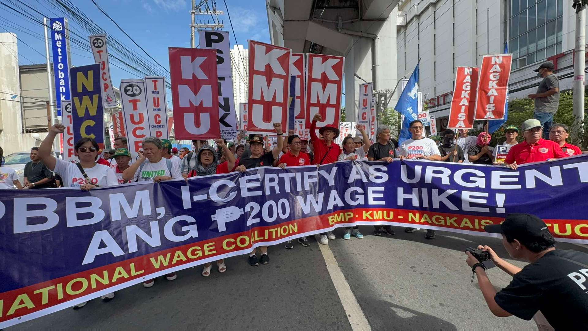 Labor groups stage Labor Day rally in Manila