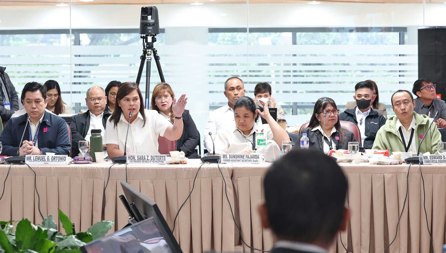 Lawmakers bare potential offenses for OVP, DepEd officials, VP Sara over confidential funds misuse