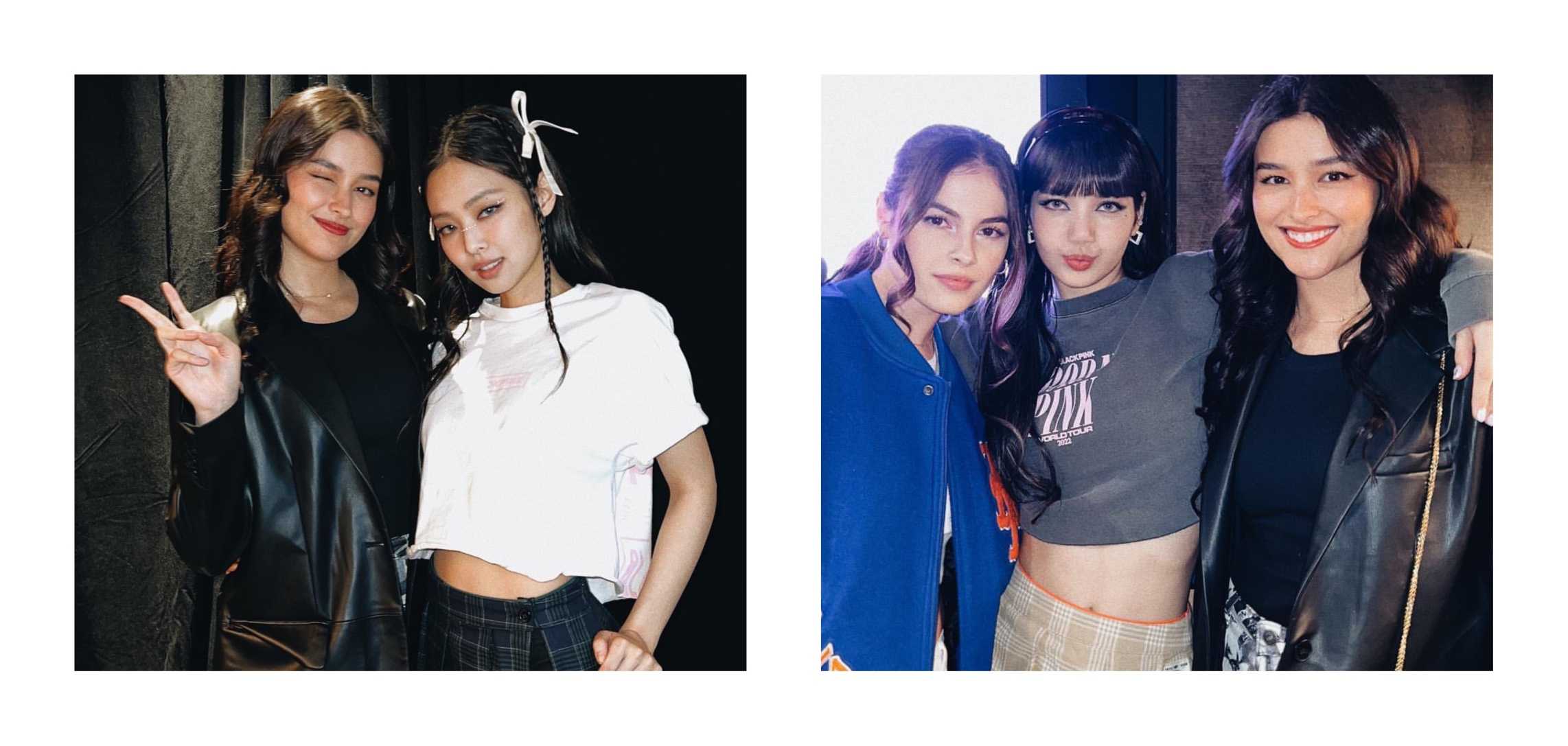 Liza Soberano poses with BLACKPINK’s Jennie, Lisa