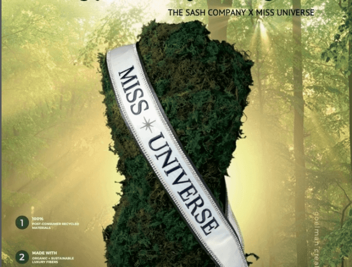 LOOK: Miss Universe unveils 'sustainable sash' from post-consumer recycled materials