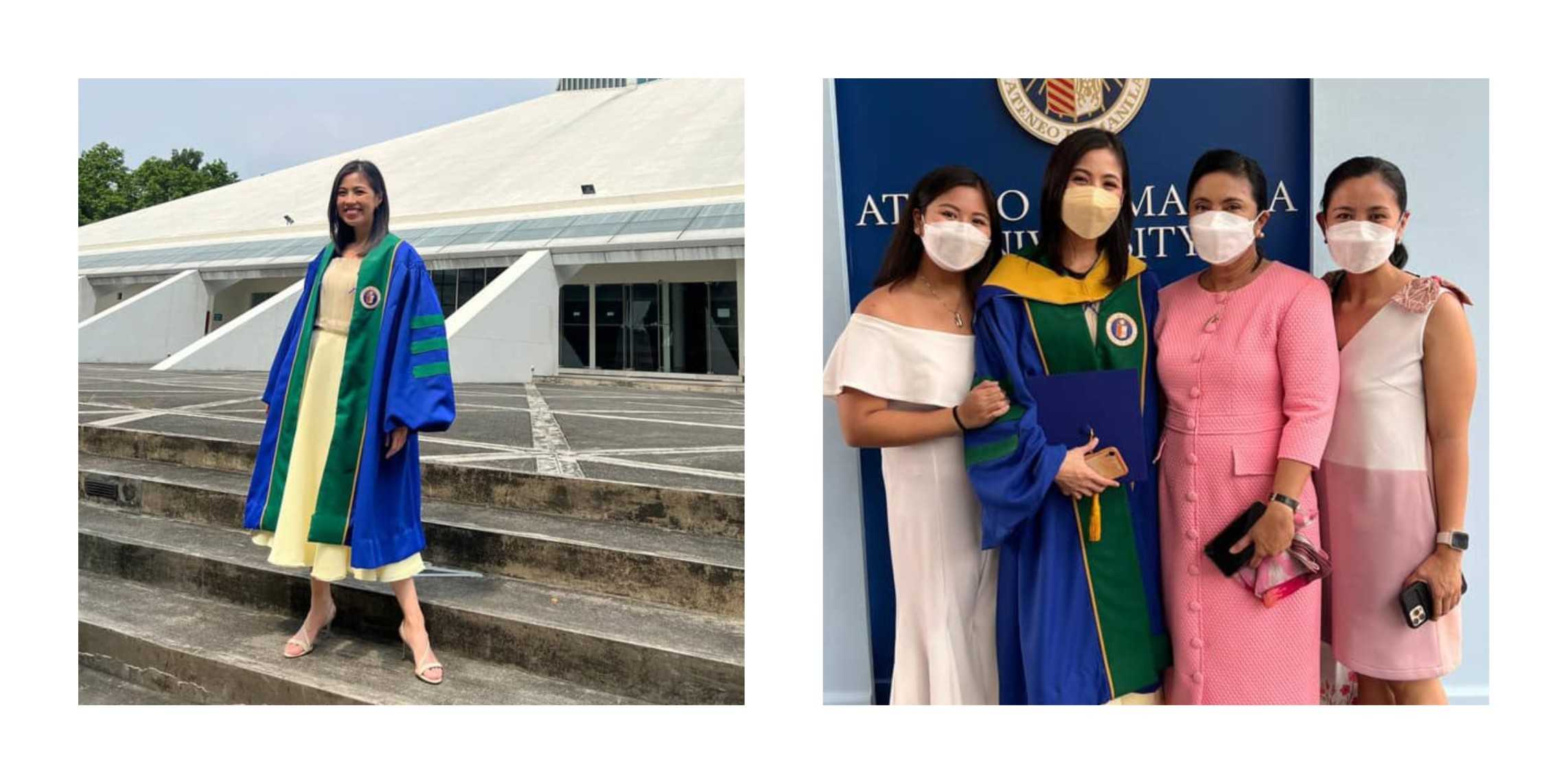 LOOK: Tricia Robredo attends in-person medical school graduation