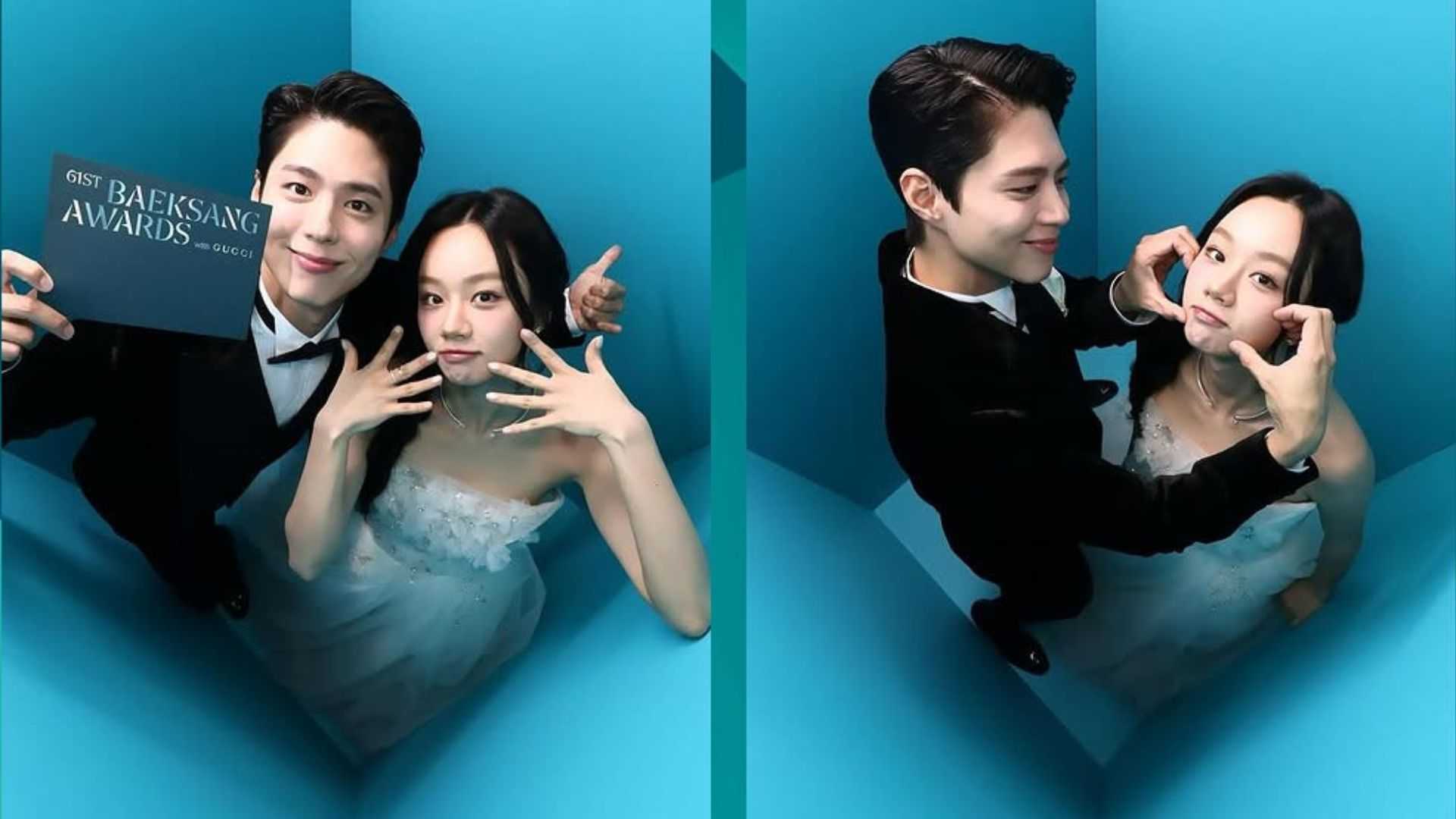 LOOK: Hyeri reunites with ‘Reply 1988’ co-star Park Bo Gum at the 61st Baeksang Arts Award