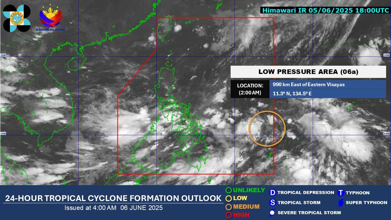 LPA now inside PAR, cloudy weather expected in large parts of PH — PAGASA