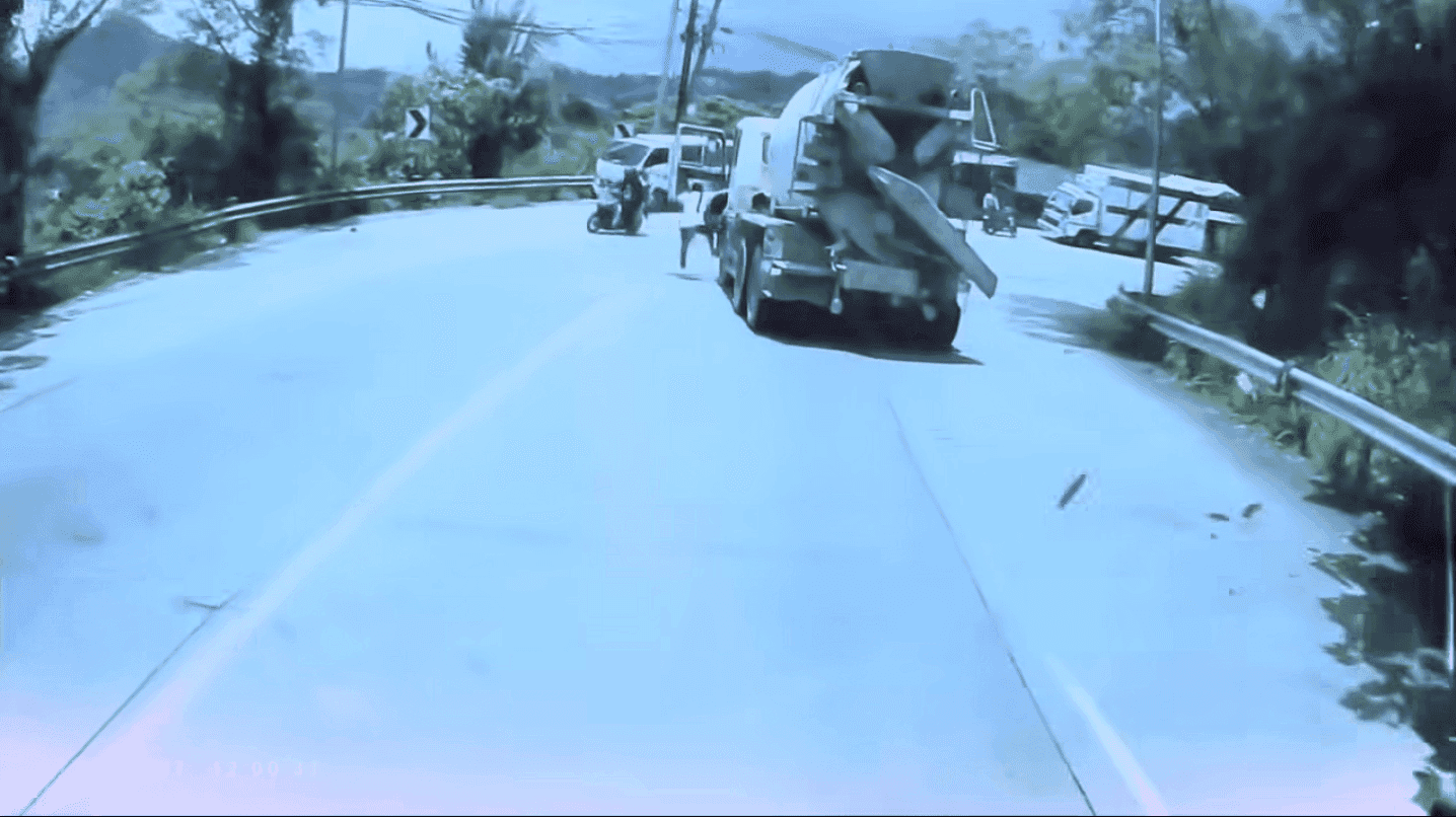 LTO summons driver, owner of mixer truck in viral Bataan road crash video