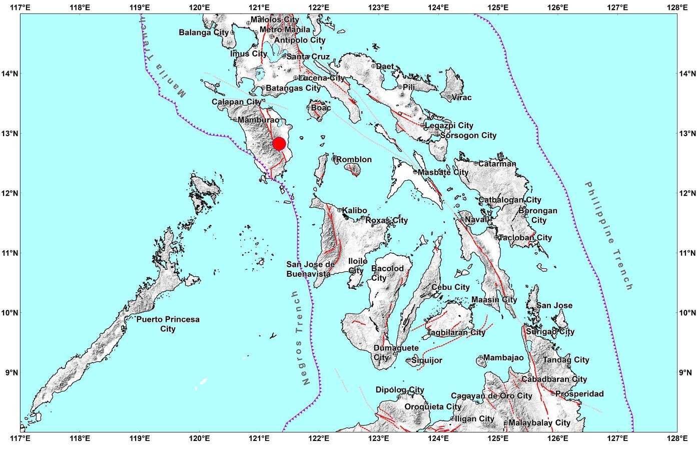 Magnitude 5.1 quake hits Oriental Mindoro