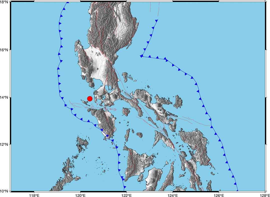 Magnitude 5.4 earthquake strikes Calatagan, Batangas