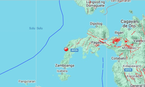 Magnitude 5.4 earthquake jolts Zamboanga del Norte