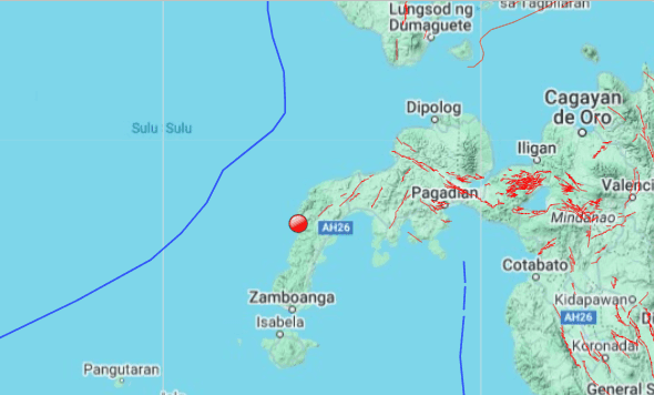 Magnitude 5.4 earthquake jolts Zamboanga del Norte