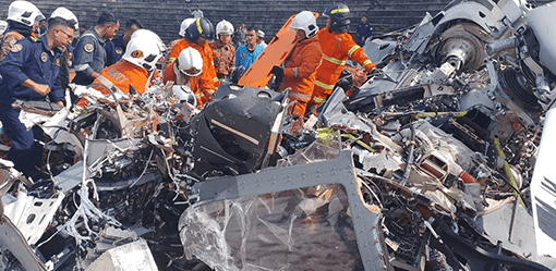 Malaysian navy helicopters collide in mid-air, 10 killed