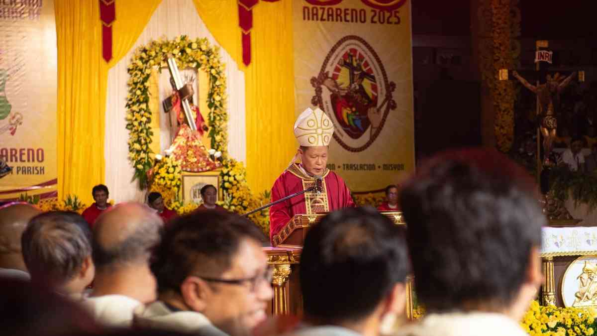 Manila Archbishop Advincula calls on Jesus Nazareno devotees to follow, live out the teachings of Jesus Christ