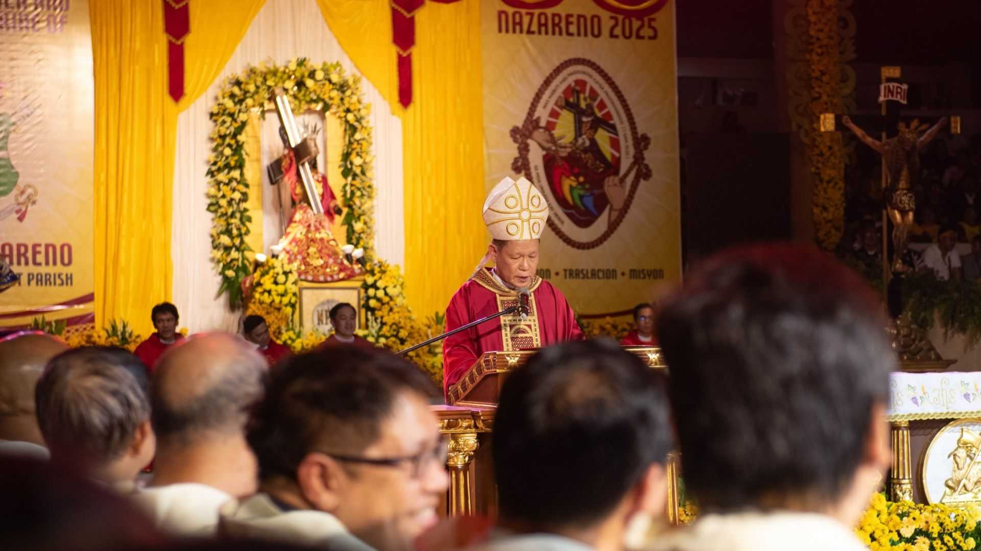 Manila Archbishop Advincula calls on Jesus Nazareno devotees to follow, live out the teachings of Jesus Christ