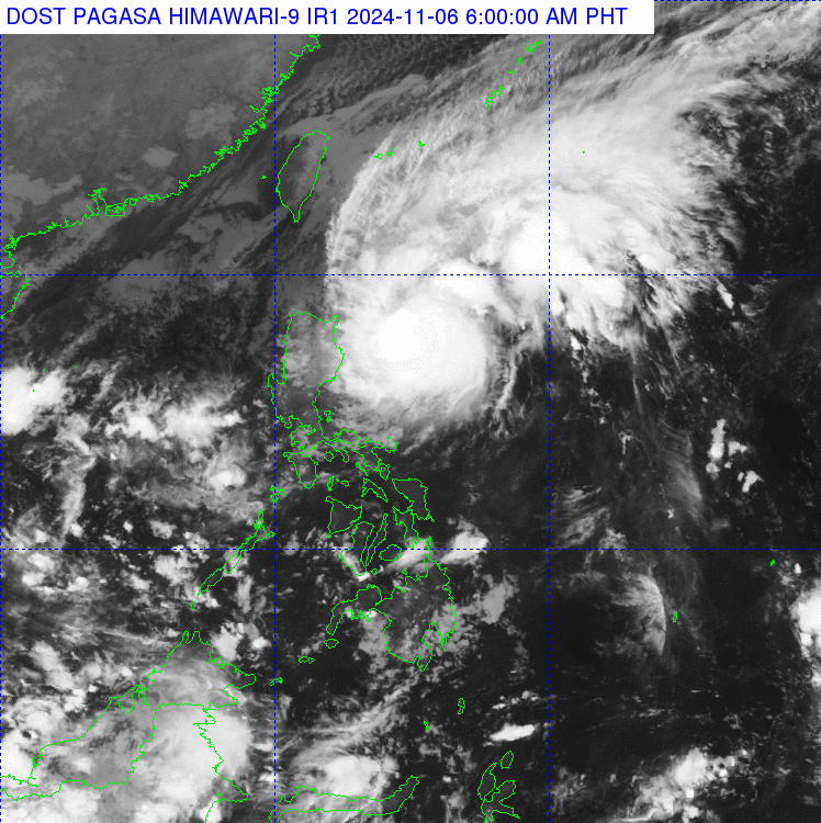 #MarcePH maintains strength as it moves northwest over the Philippine Sea — PAGASA