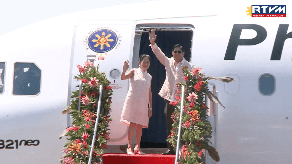 Marcos flies to India for five-day state visit