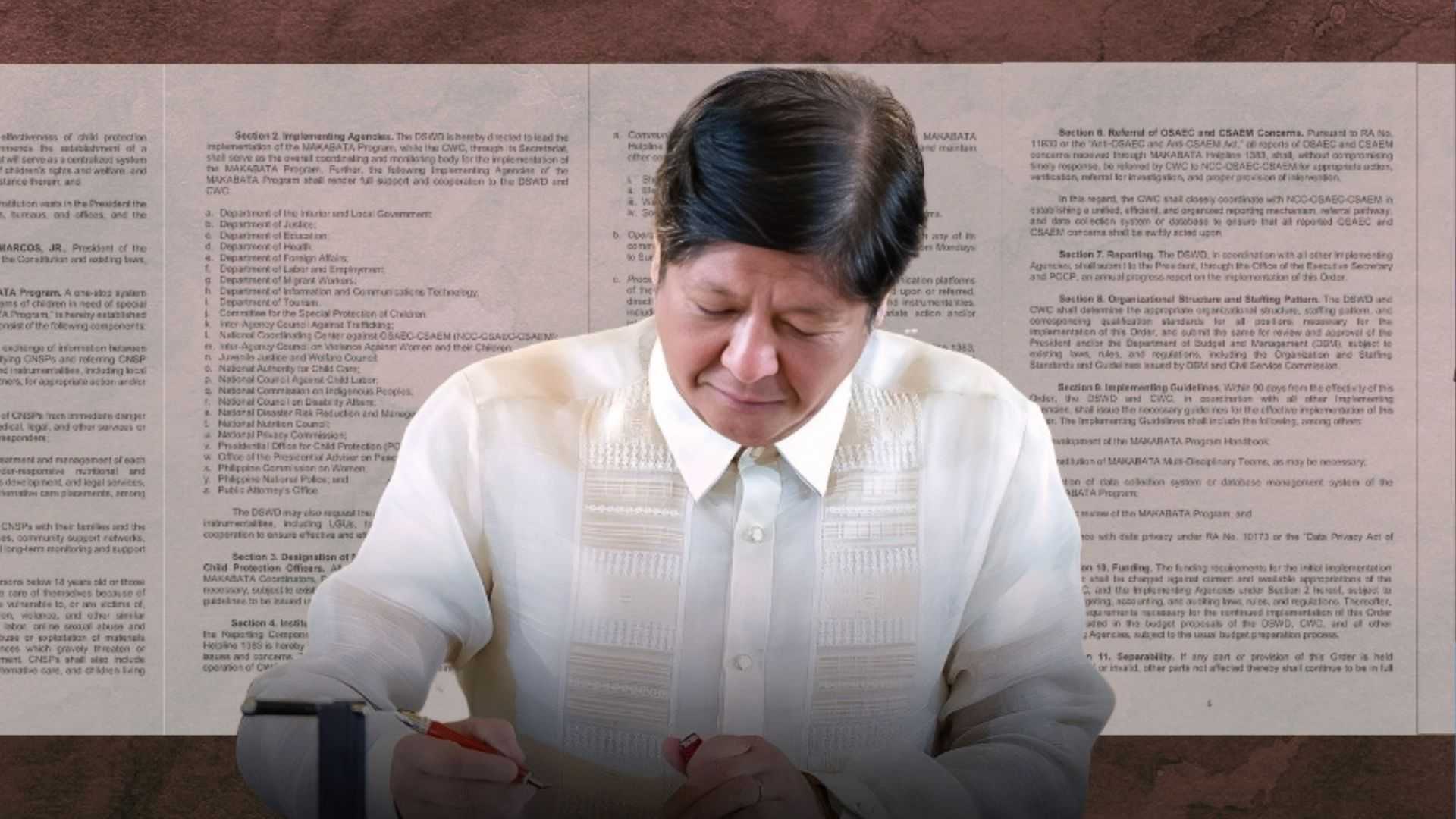 Marcos OKs one-stop system to combat all forms of child abuse