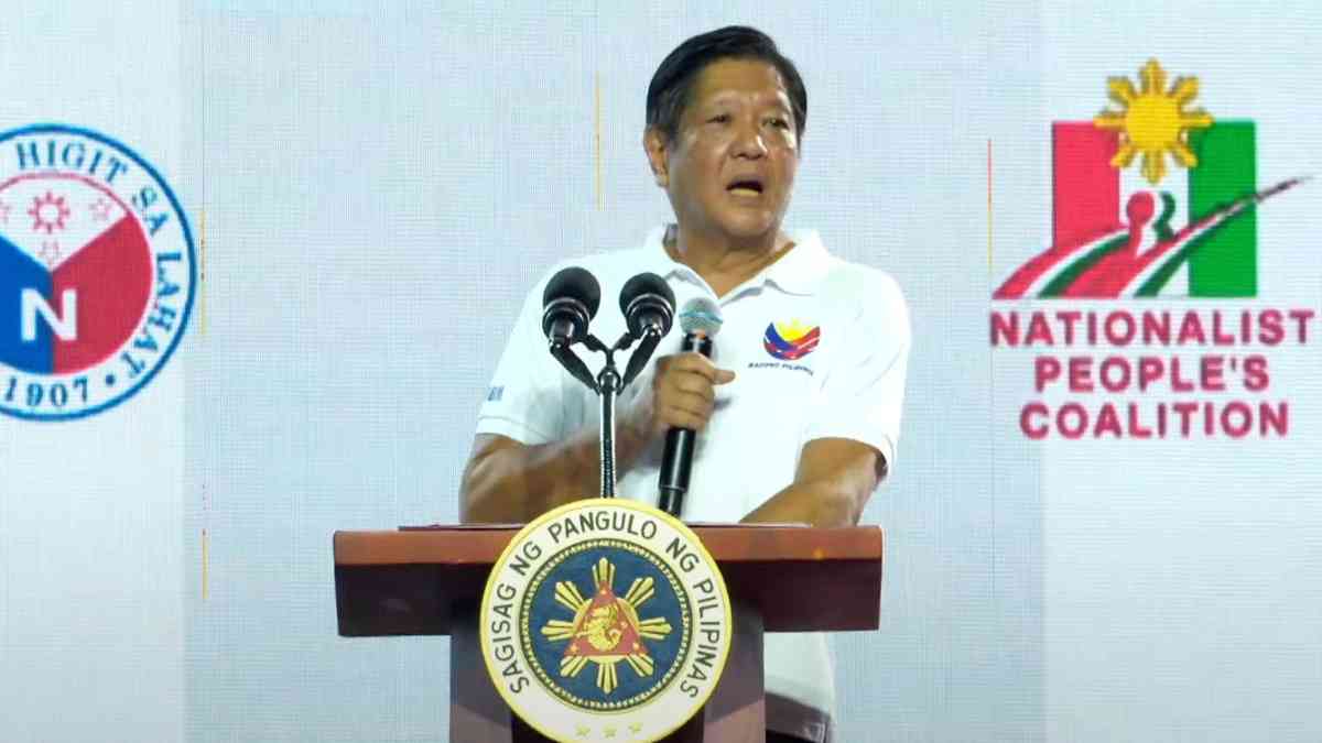 Marcos on admin's senatorial slate: No links to crimes, corruption