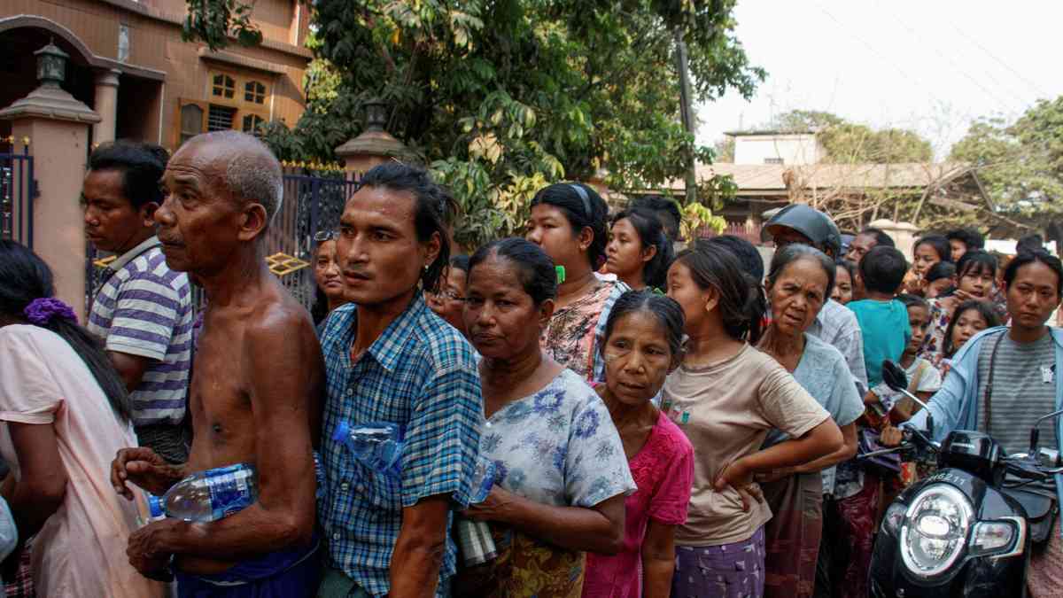 Myanmar quake survivors without food, shelter as death toll climbs