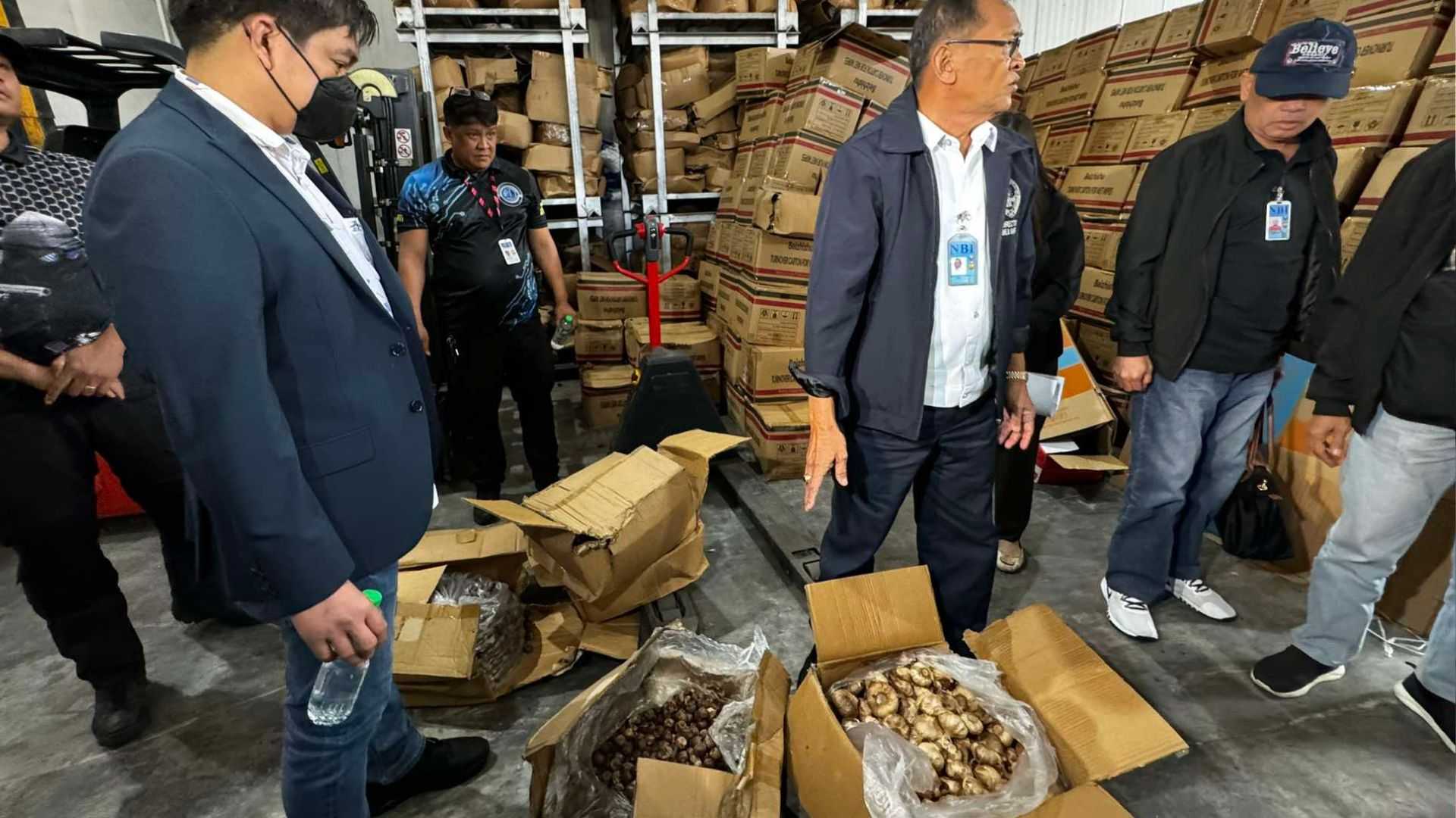 NBI raids warehouse in Bulacan, discovers multi-million pesos worth of smuggled frozen products from China