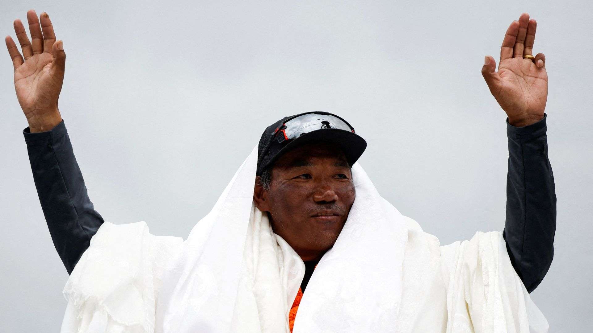 Nepali Sherpa scales Mount Everest for a record 31st time