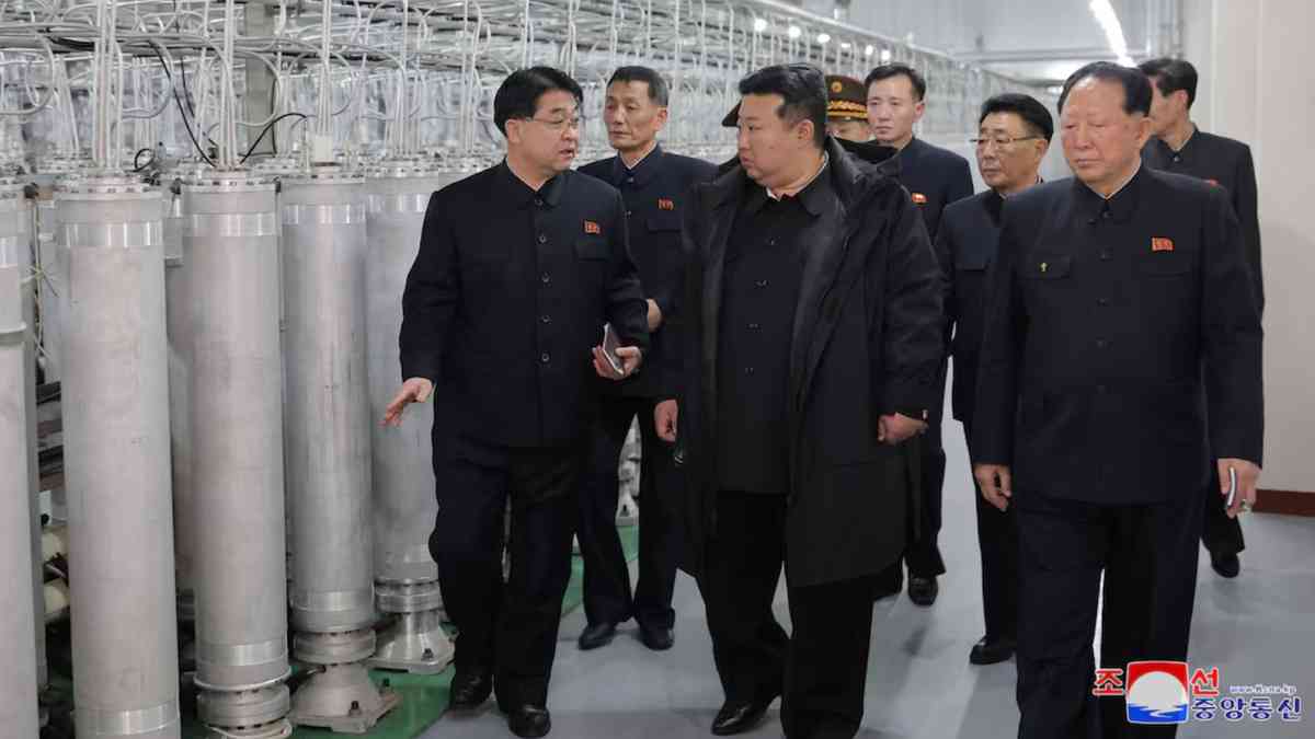 North Korea's Kim calls for bolstering nuclear forces this year, KCNA reports