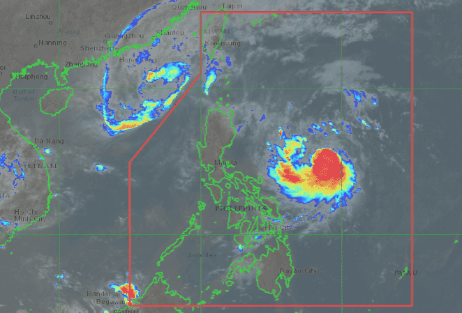 "Ofel" now a typhoon, Signal no. 1 up in some parts of Luzon