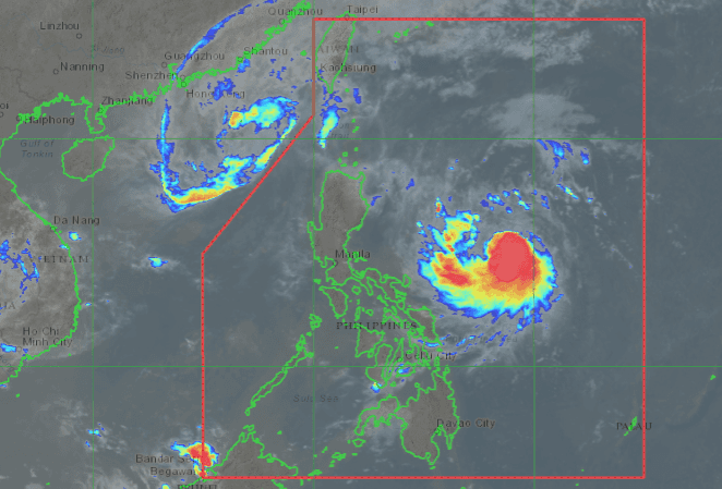 "Ofel" now a typhoon, Signal no. 1 up in some parts of Luzon