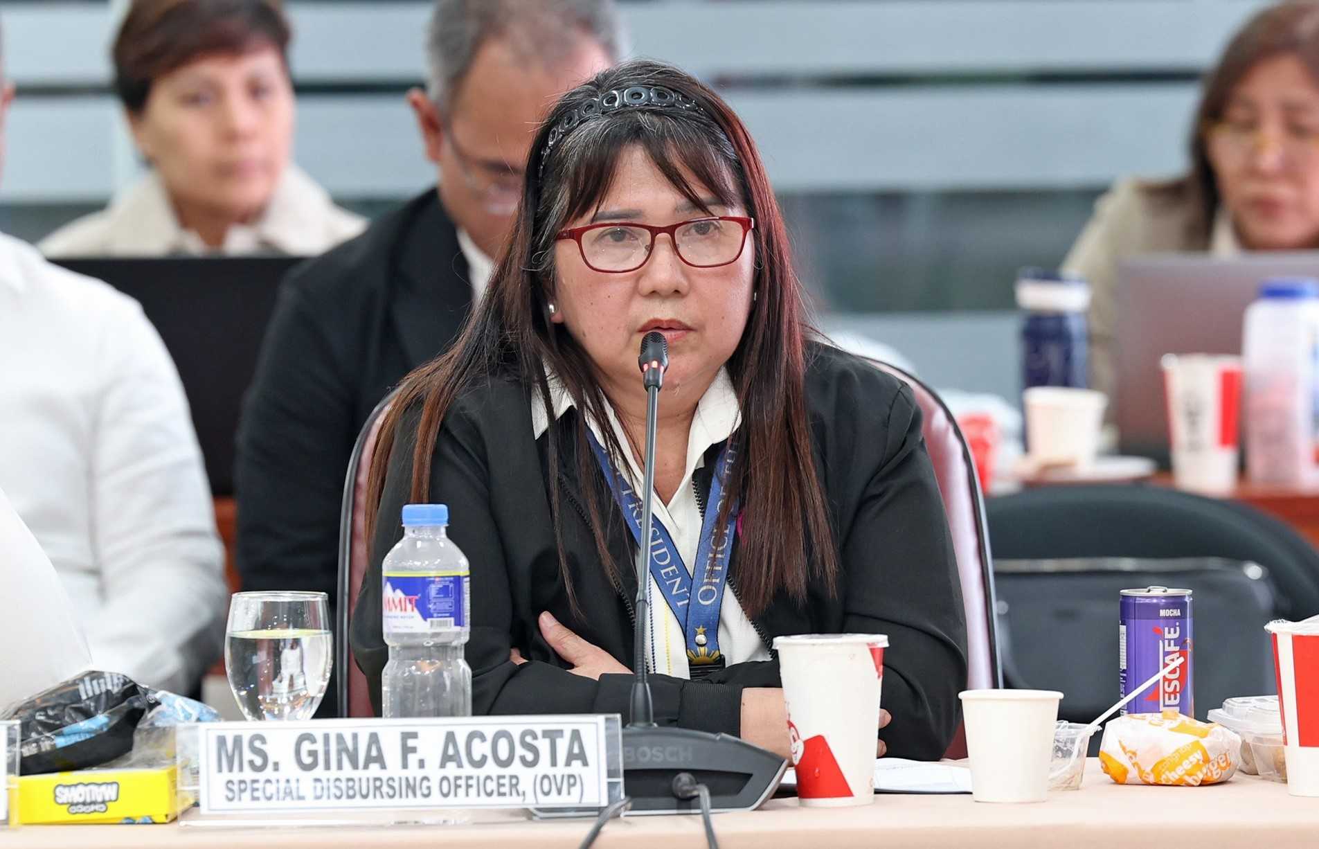 OVP exec released confidential funds to head security officer under VP Sara’s order