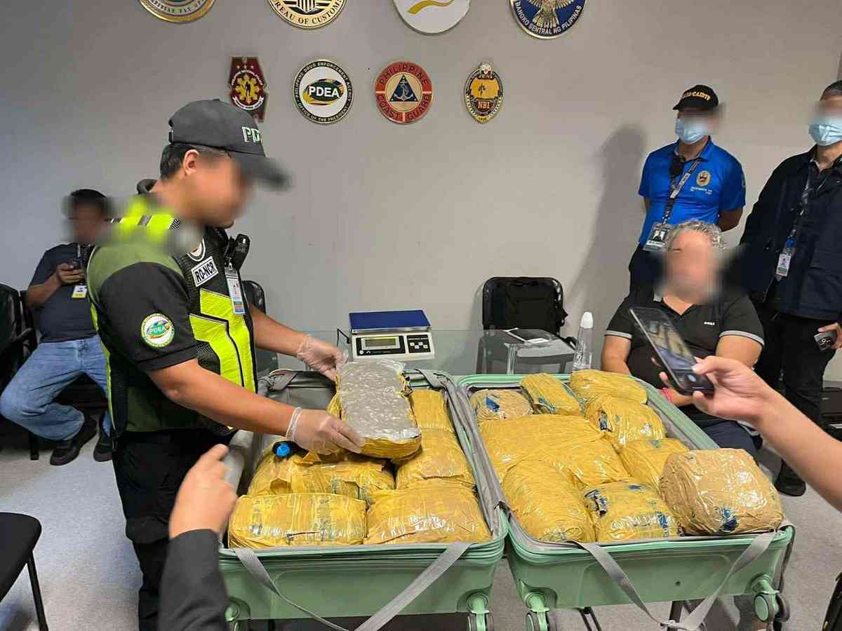 Over P22.6M worth of suspected marijuana seized from British national at NAIA