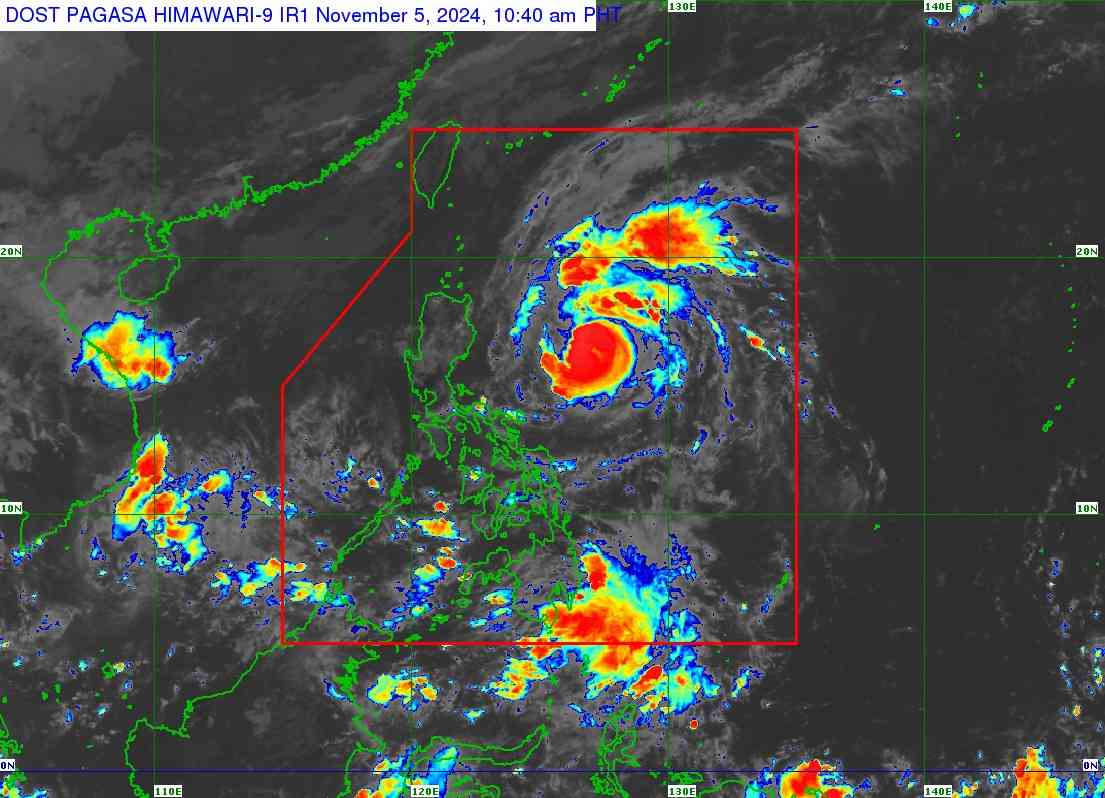 PAGASA: 'Marce' reaches typhoon category