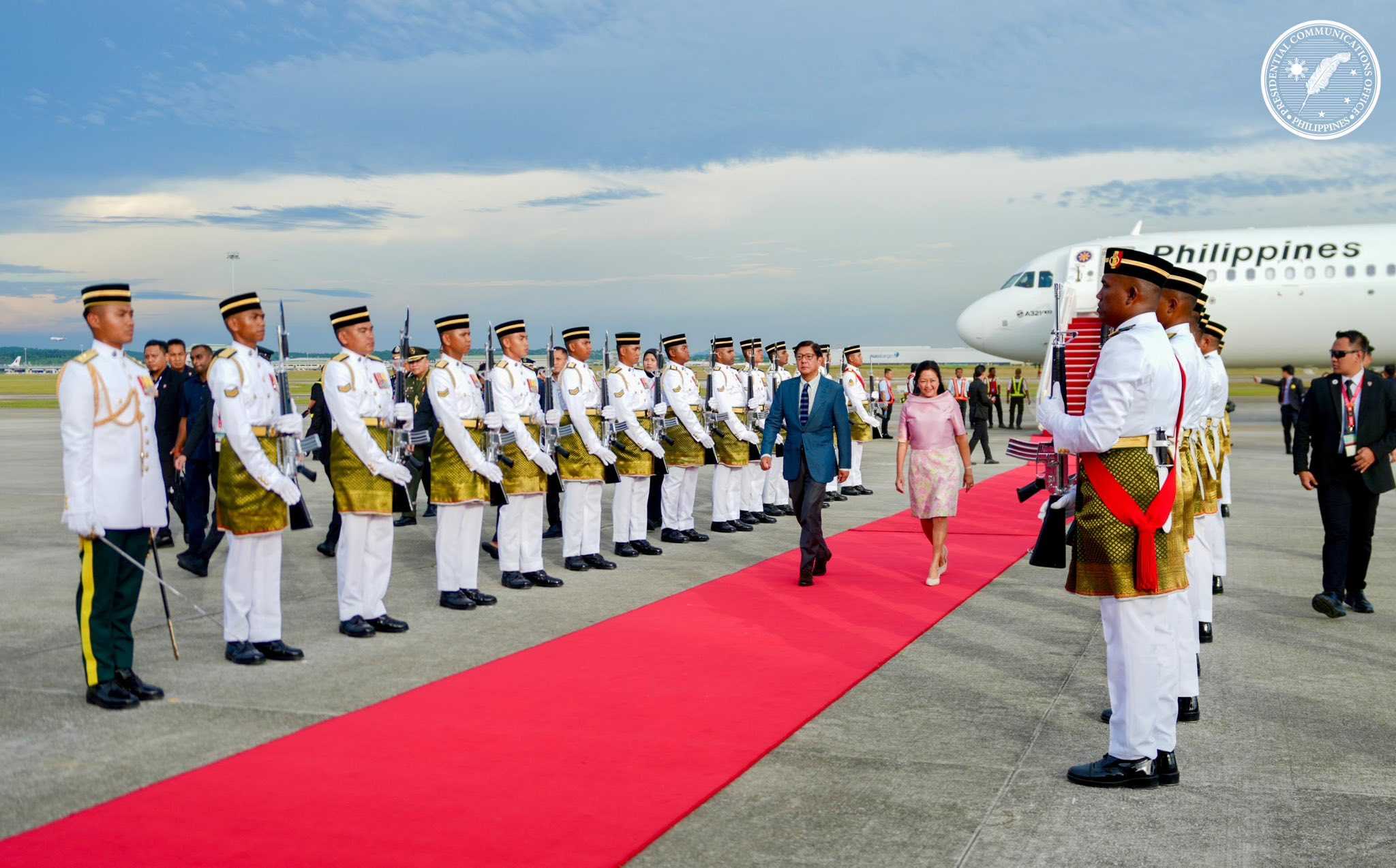 PBBM arrives in Malaysia for ASEAN Summit