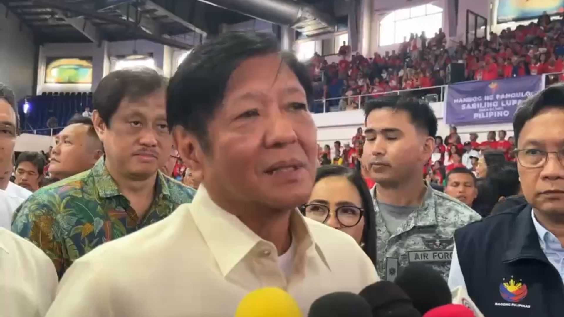 PBBM discourages filing an impeachment complaint against VP Sara