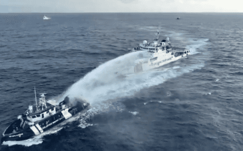PCG vessels encounters 'aggressive actions' from CCG anew in Bajo de Masinloc