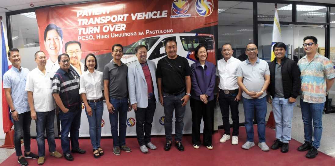 PCSO distributes eleven Patient Transport Vehicles (PTVs)