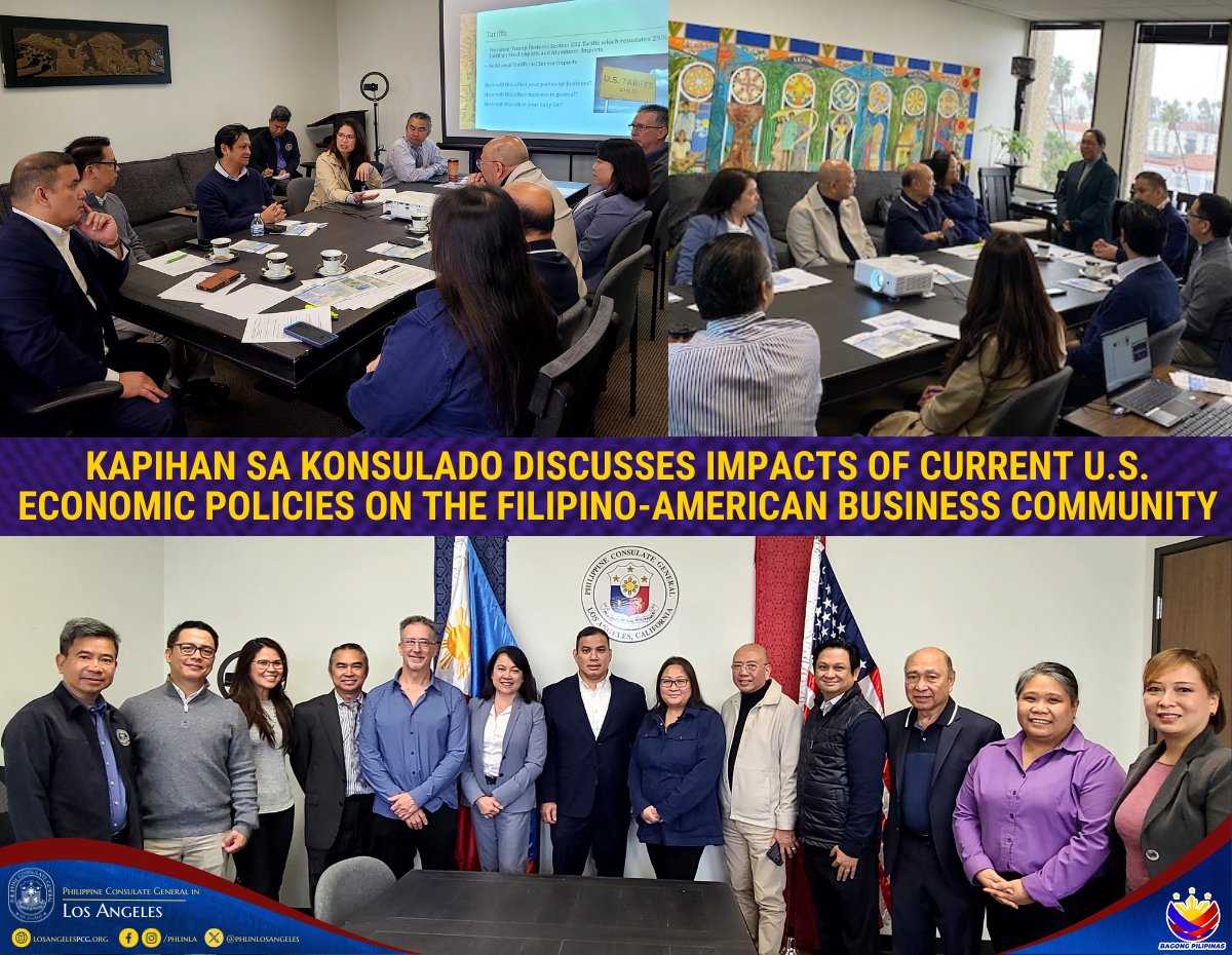 PH Consulate in L.A. meets Fil-Am biz community; discuss impact of new policies to business