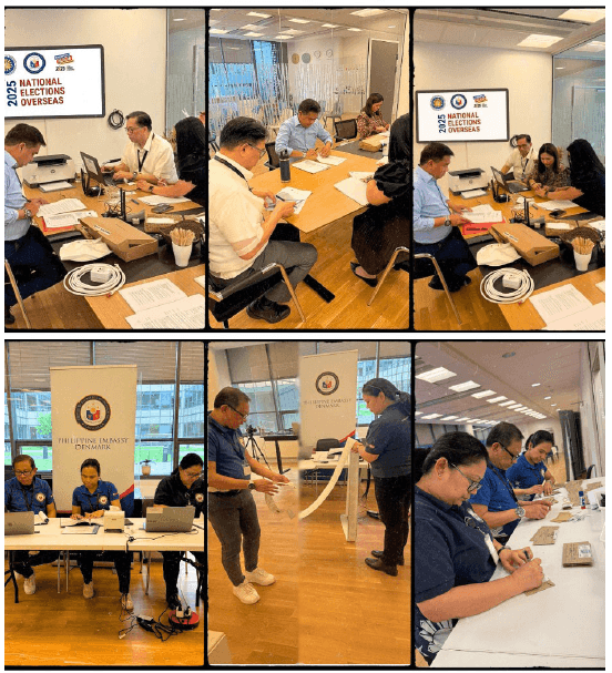 PH Embassy in Denmark expressed appreciation to PH community during 1st online voting for overseas Filipinos