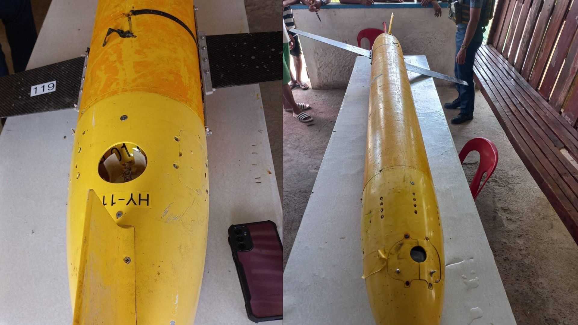 PH Navy looks into military applications of submarine drone found in Masbate